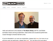 Tablet Screenshot of blacksheepcomedy.co.uk